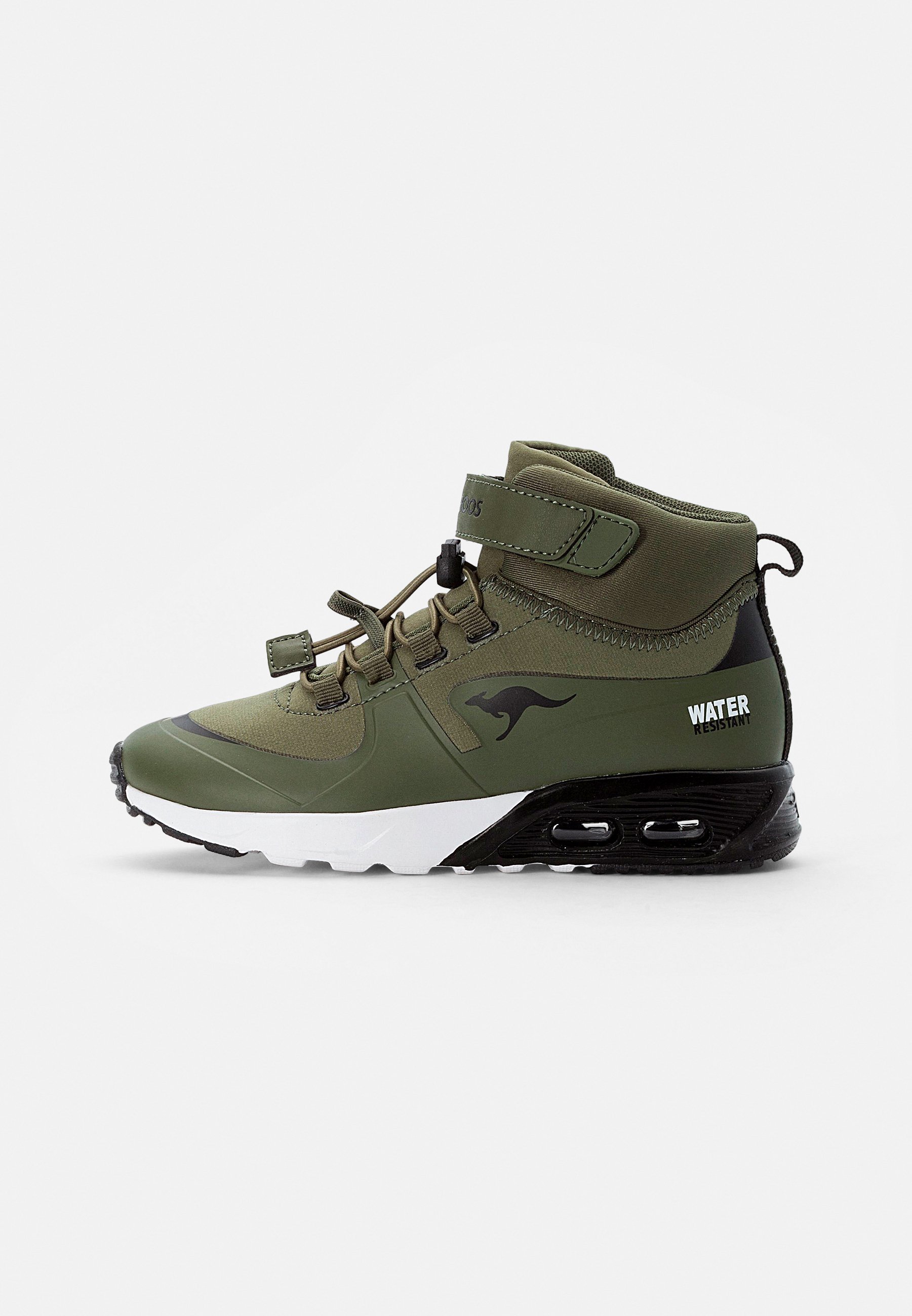 KangaROOS HYDRO UNISEX - Hoge sneakers - olijfgroen/gitzwart