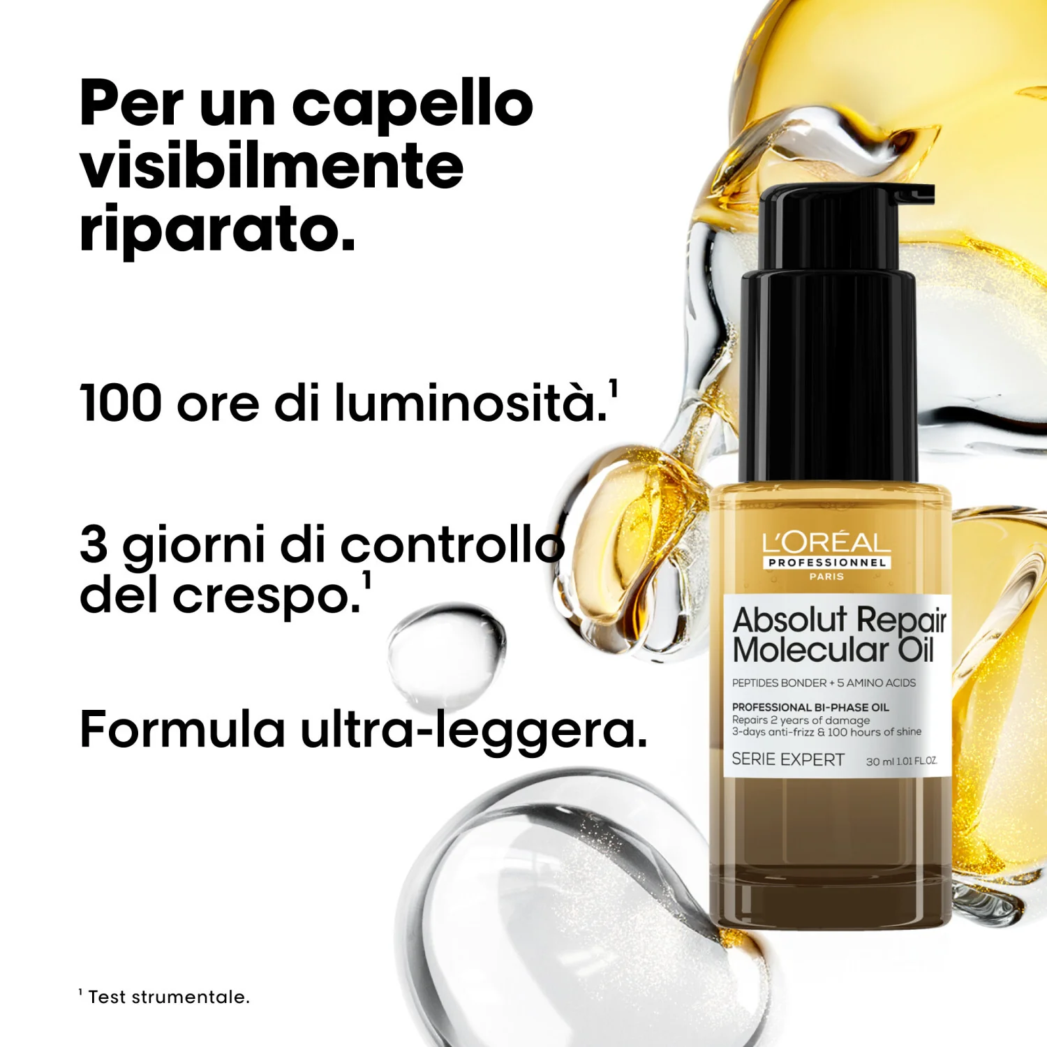 SERIE EXPERT New Absolut Repair Molecular Oil - Olio Capelli