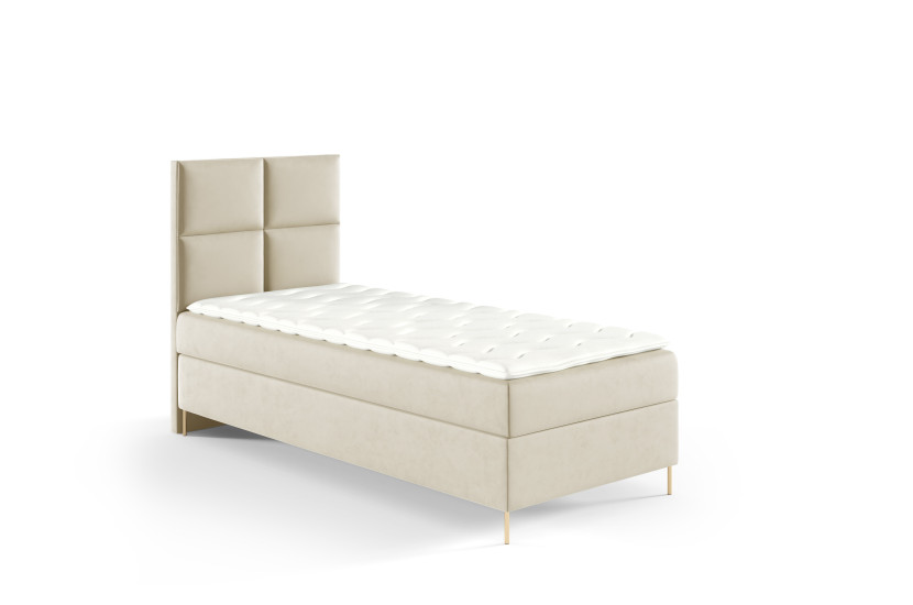 Łóżko kontynentalne Gobi Box 90x200 z nogami  riviera 21