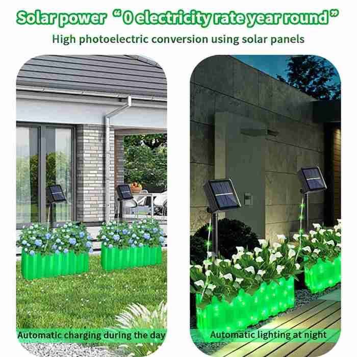 Lámpara solar LED Ulisem - Para macetas - Iluminación exterior - Diseño elegante