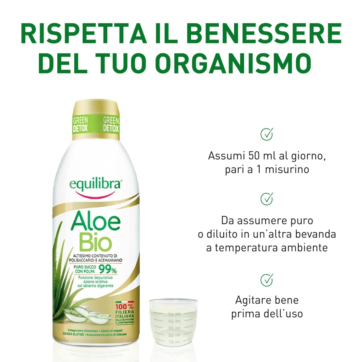 EQUILIBRA Equilibra Biologisch Aloë Vera Sap met Vruchtvlees 750 ml