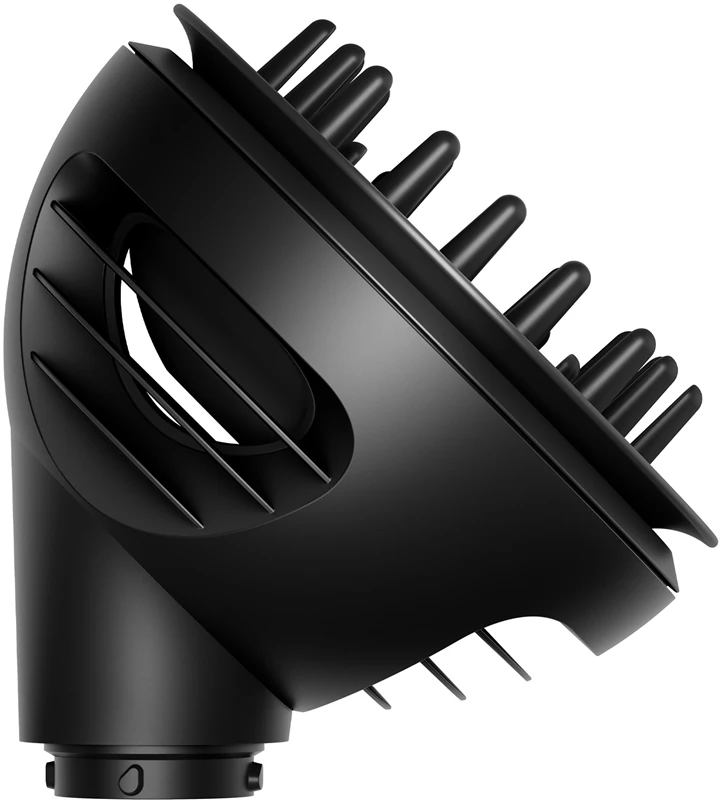 Modelador multifuncional Dyson Airwrap id™ HS08 T3/T4 com acabamento em cerâmica e detalhes em topázio para cabelos cacheados e ondulados.