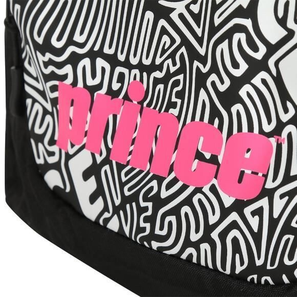 Sac à dos enfant Prince Noir/Rose - 2 compartiments, bretelles réglables, 30×16×35.6 cm