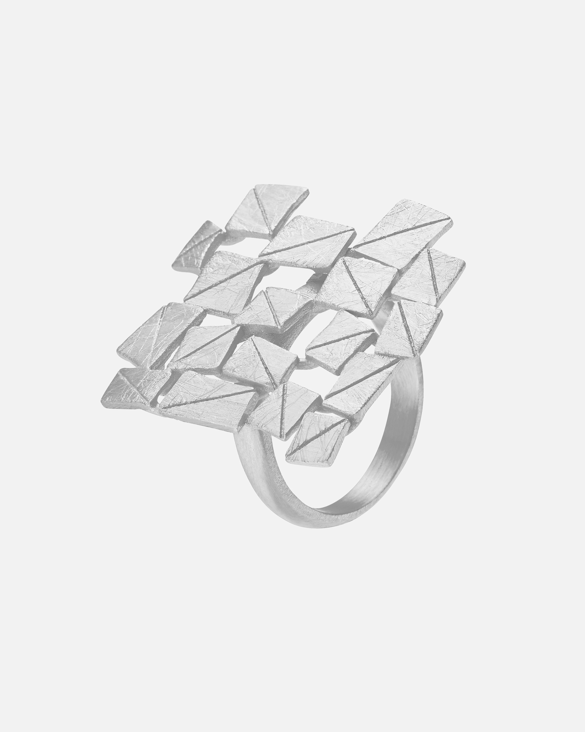Heideman Bague Partis couleur argent mat