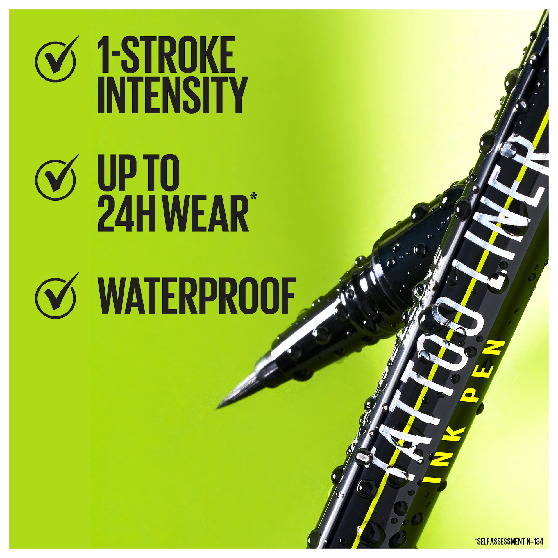 Olovka za oči Tattoo Liner Ink Pen 881 Matte Black - Maybelline