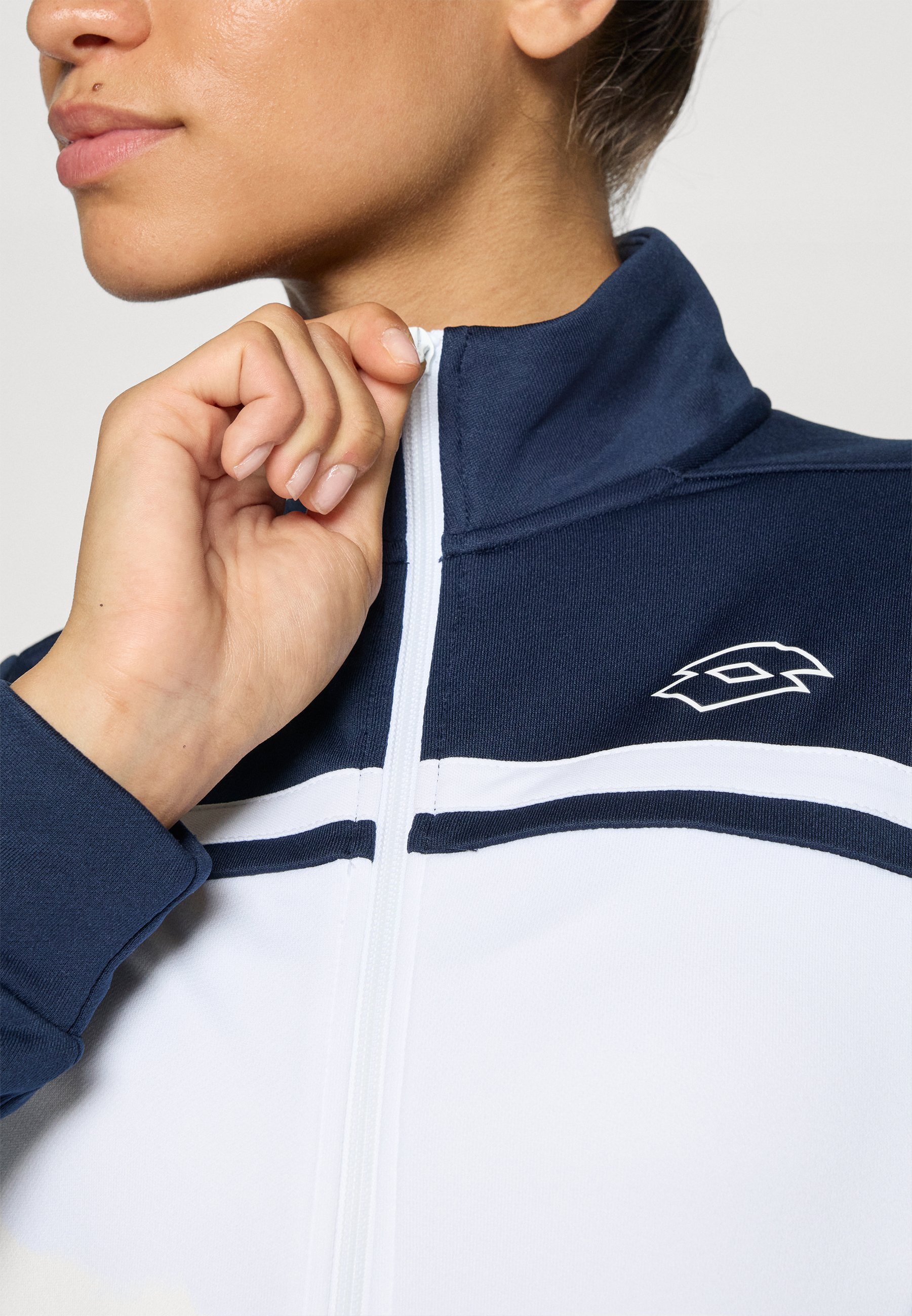 Lotto SQUADRA JACKET - Genser med glidelås - marineblå