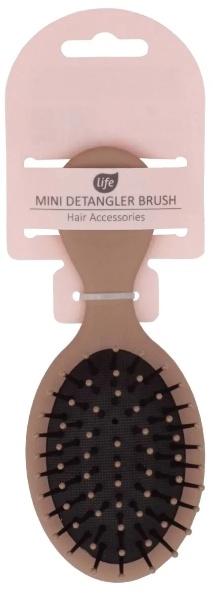 Life Szczotka do włosów Mini Detangler Beżowa