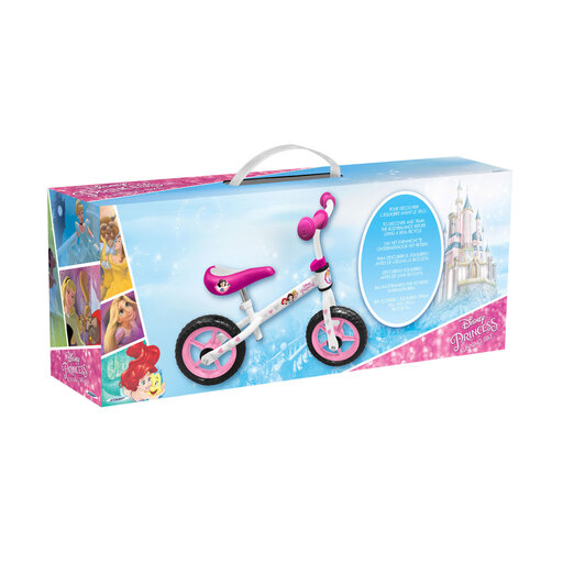 Vélo d'équilibre Disney Princess de 25 cm pour les enfants de 2 à 4 ans