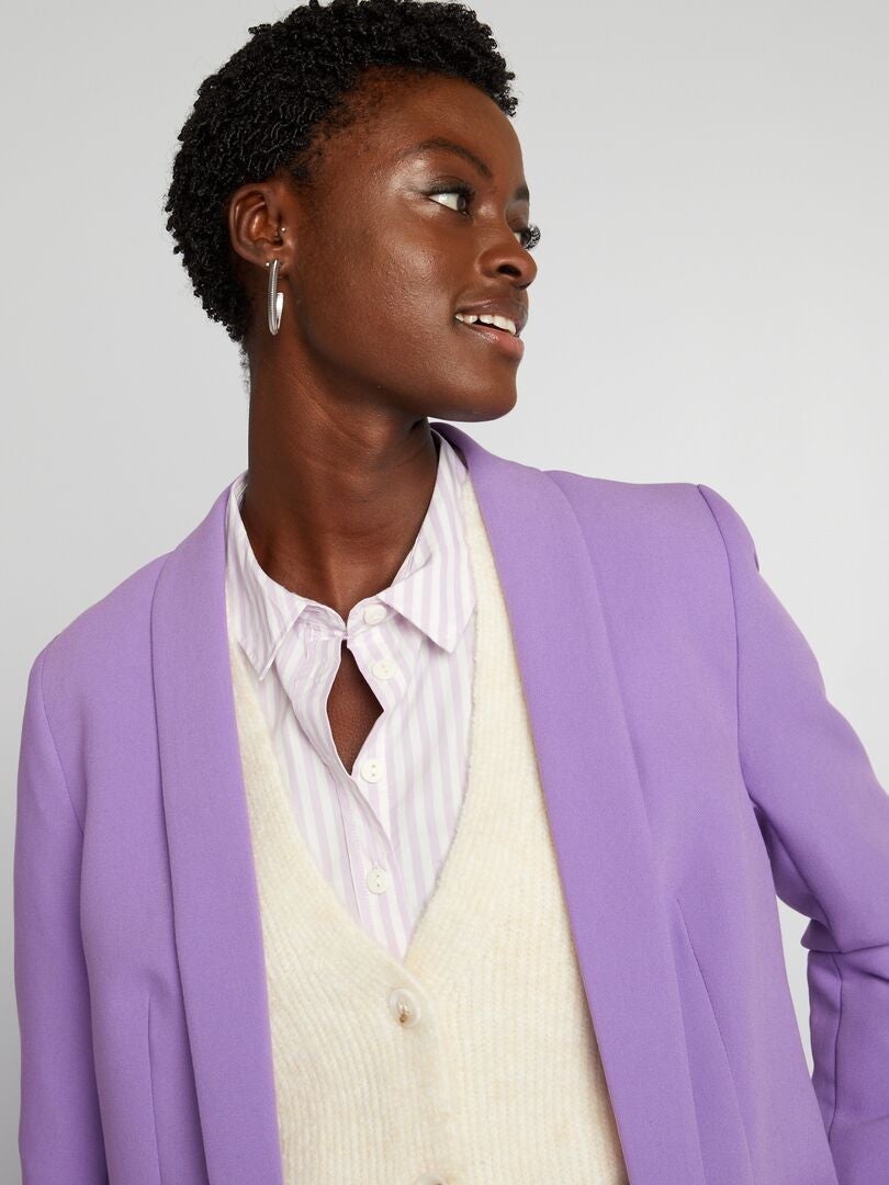 Blazer midi - ROXO