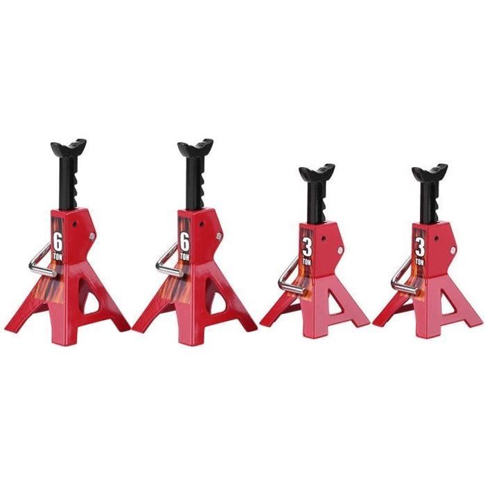 Gato hidráulico - Modelo RC - Metálico - 3 y 6 toneladas - Altura ajustable