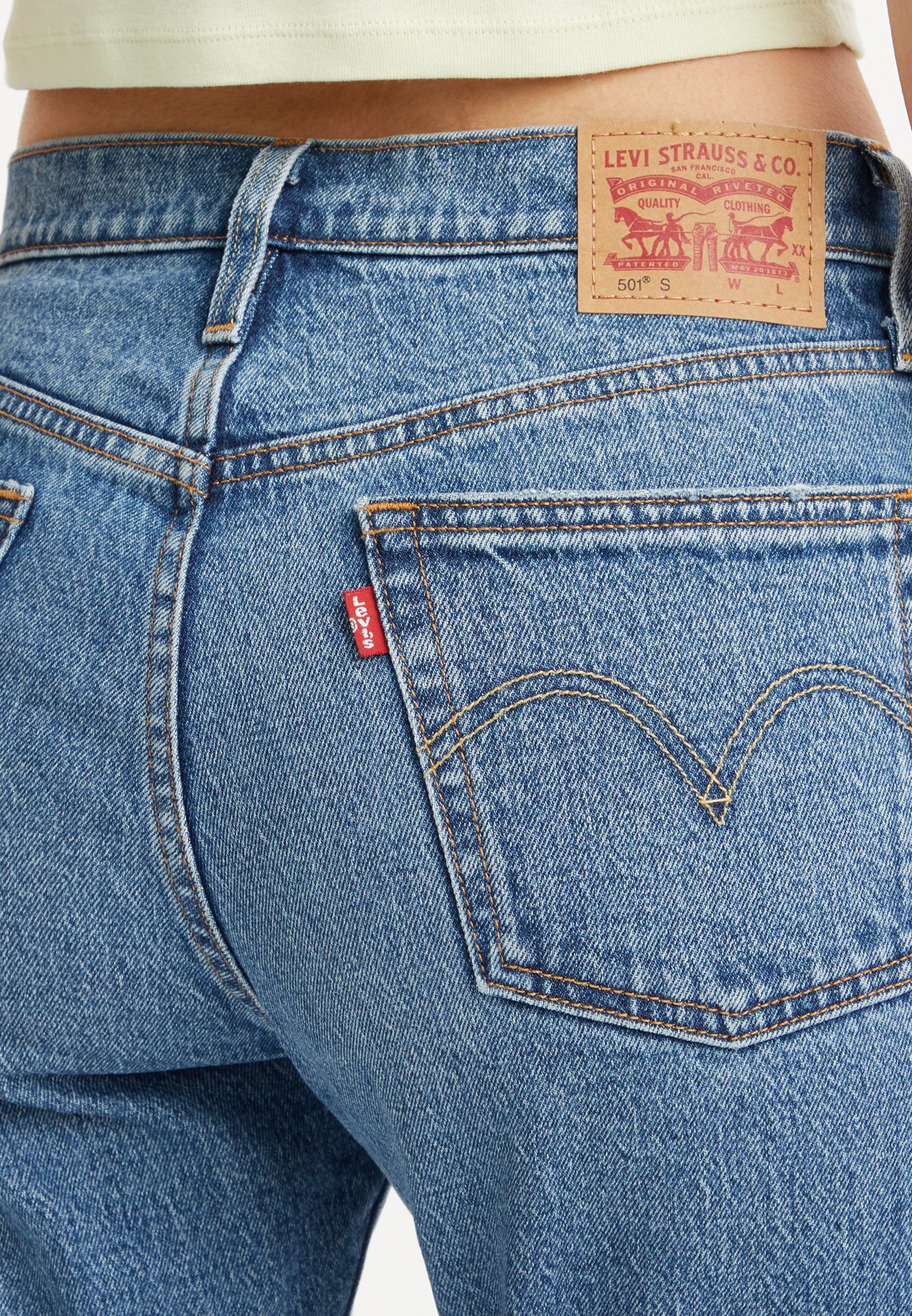 Levi's® 501® SKINNY - Skinny Fit jeans - blauw, dat klopt.