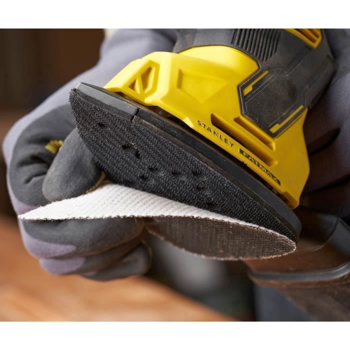 Snoerloze afwerkingsschuurmachine - 120W - STANLEY FATMAX - SFMEW210S-QS - inclusief schuurmateriaal
