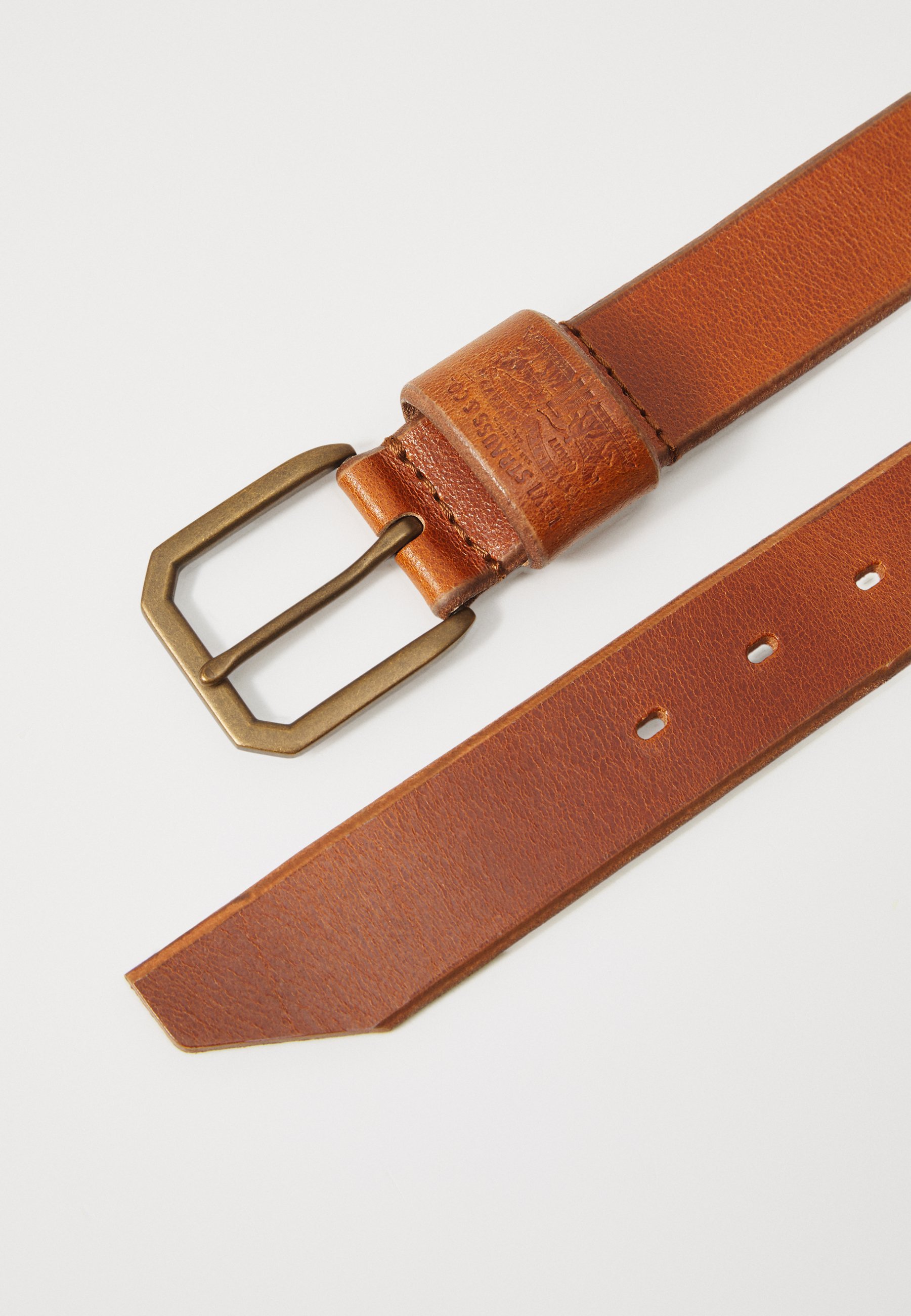 Ceinture Levi's® à boucle large pour deux chevaux - Marron tabac