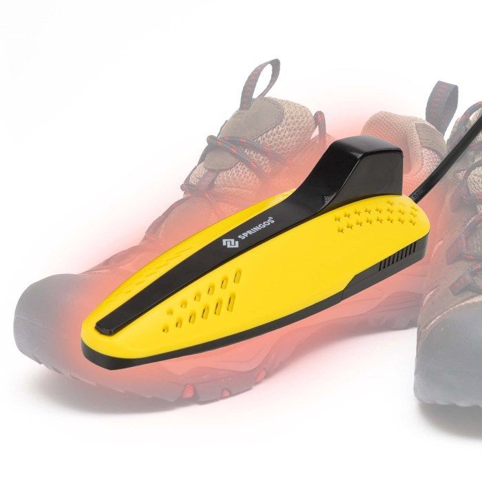 Sèche-chaussures - SPRINGOS - Modèle standard - Temp. 60–70°C - Minuterie 4/8/12 h - 15 W compact