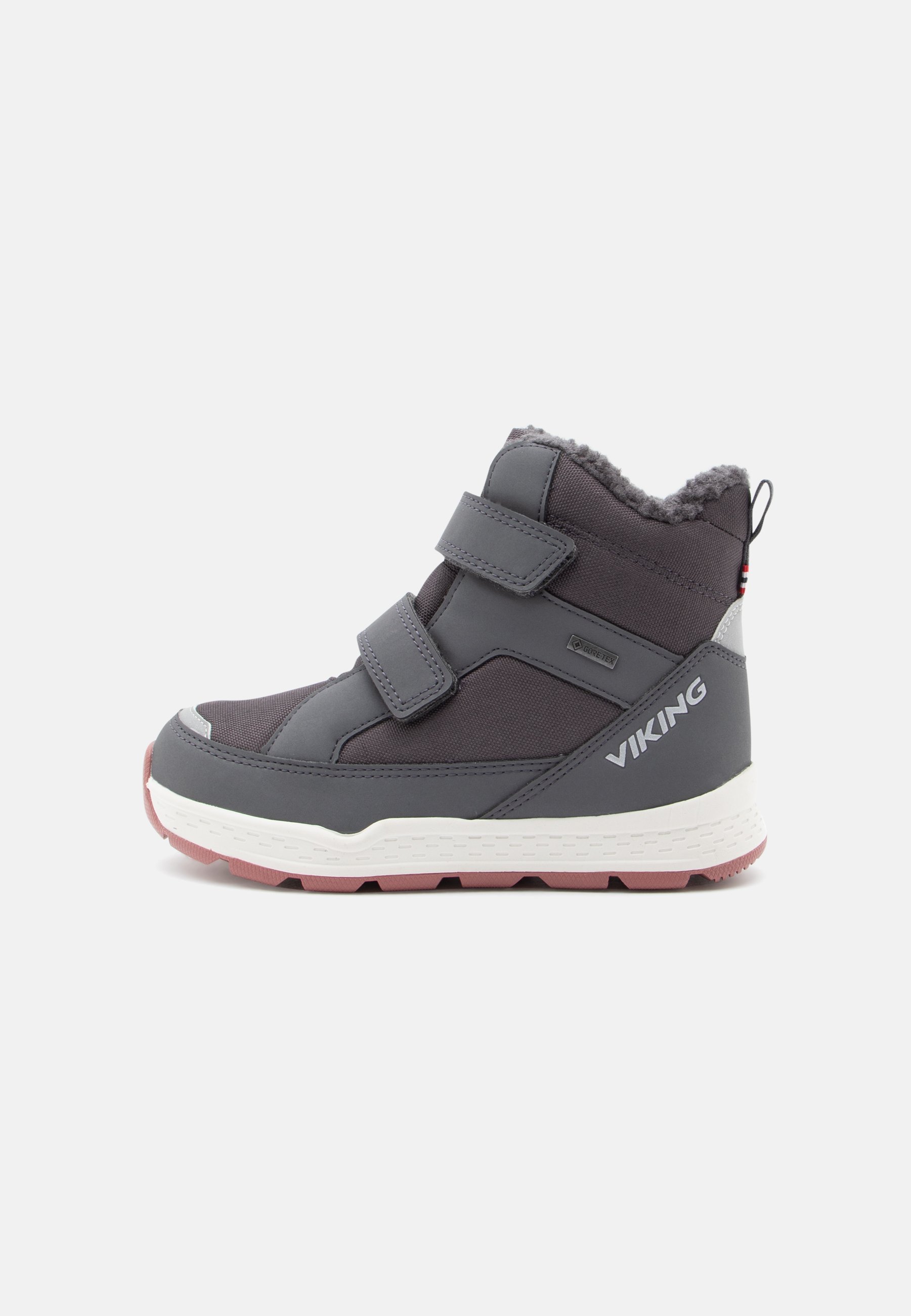 Viking ESPO WARM GTX UNISEX - Žieminiai batai - tamsiai pilka/rožinė