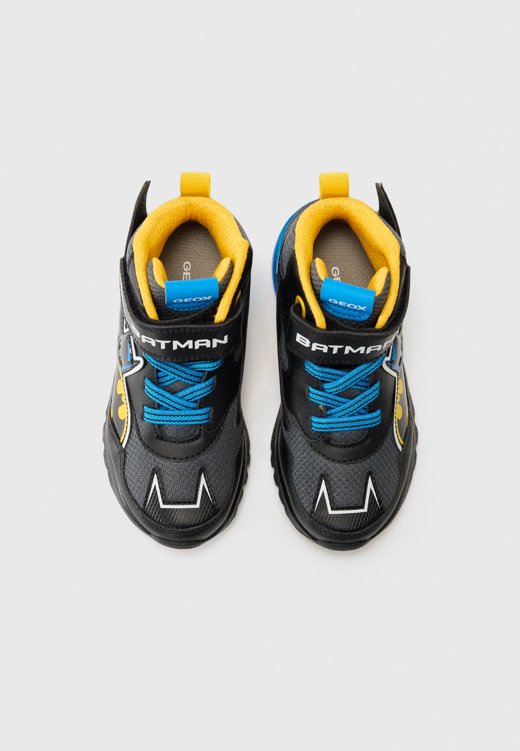 Geox BATMAN CIBERDON - Sneakers - zwart/geel