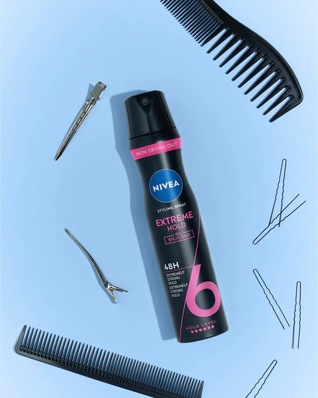 Spray de cabelo NIVEA Extreme Hold de fixação forte
