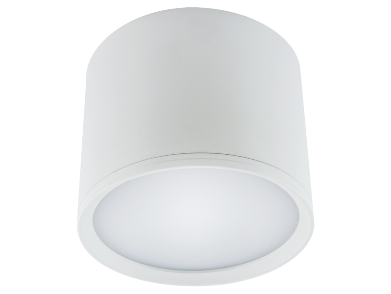 Lampa natynkowa Rolen LED aluminiowa biała