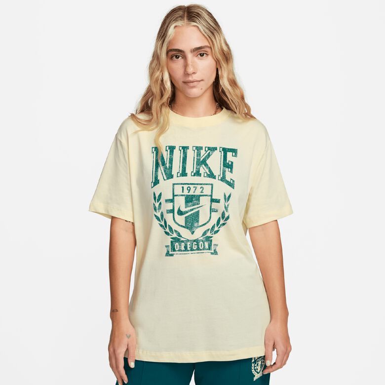 Camiseta deportiva estilo universitario estilo boyfriend