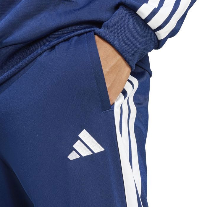 Tuta Adidas Sportswear Basic 3-Strips in maglia blu - JI8859
