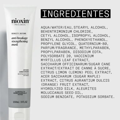 Nioxin Professionals Anti-brekkende styrkemaske Density Defend hårmaske 150 ml
