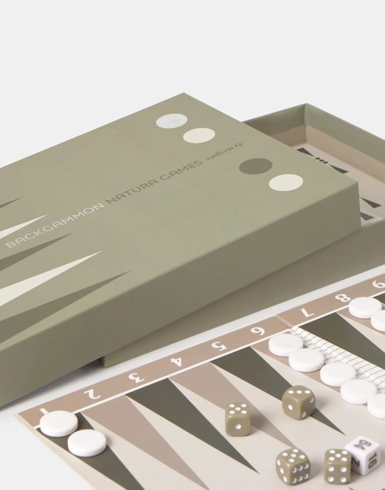 Jeu de société - Backgammon classique - Plateau pliable - 2 joueurs ou plus - Dimensions 35x18x4,2 cm