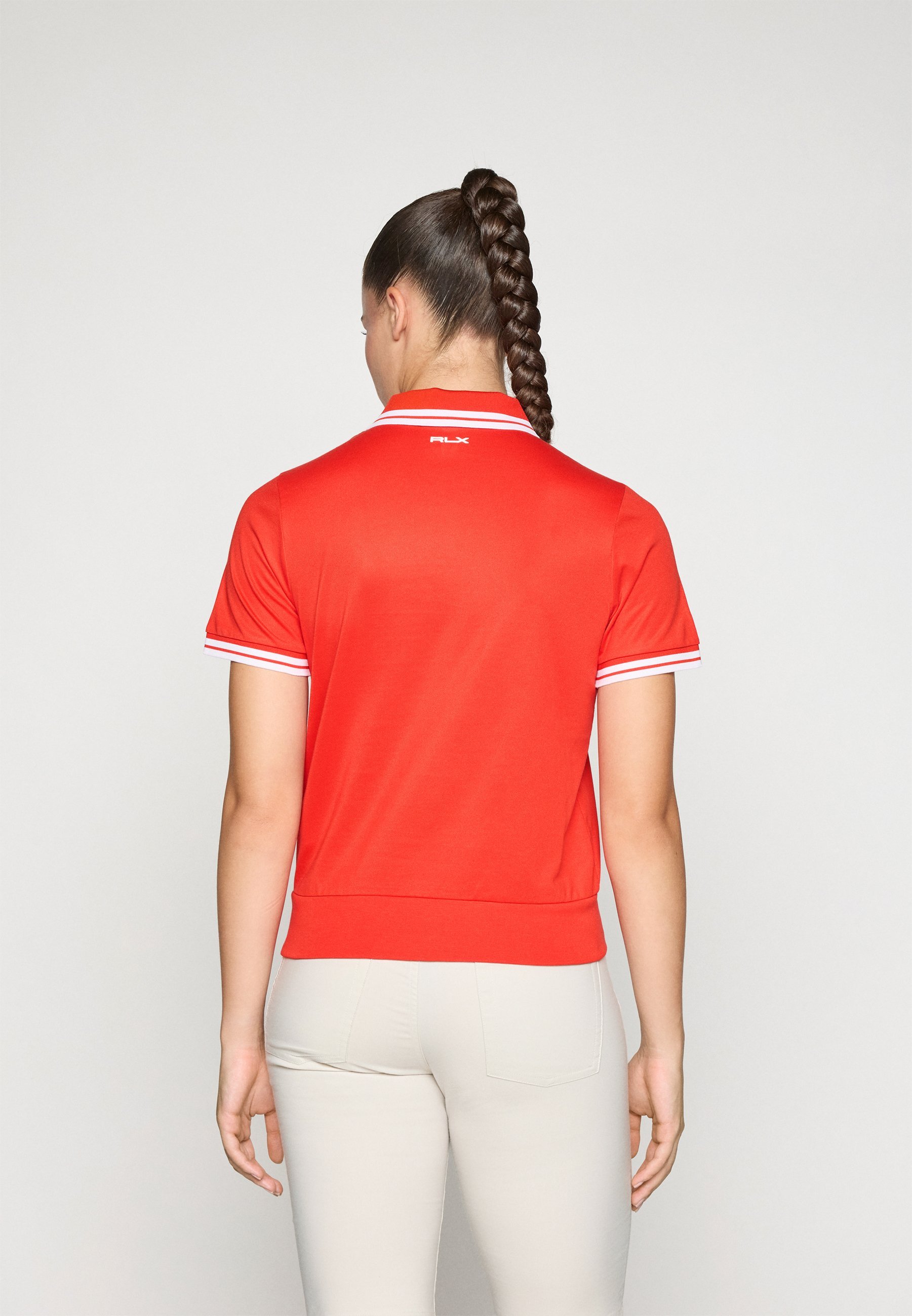 Polo Ralph Lauren POLO A MANICHE CORTE - Polo - bianco papavero brillante/ceramica