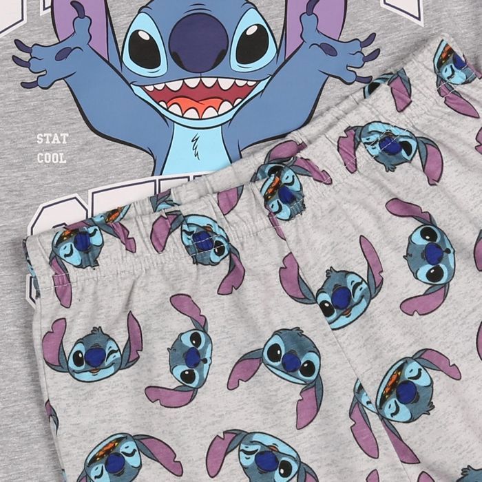 Pijama de dos piezas de algodón con estampado de Disney para niños, de manga corta, para verano, 98 cm.
