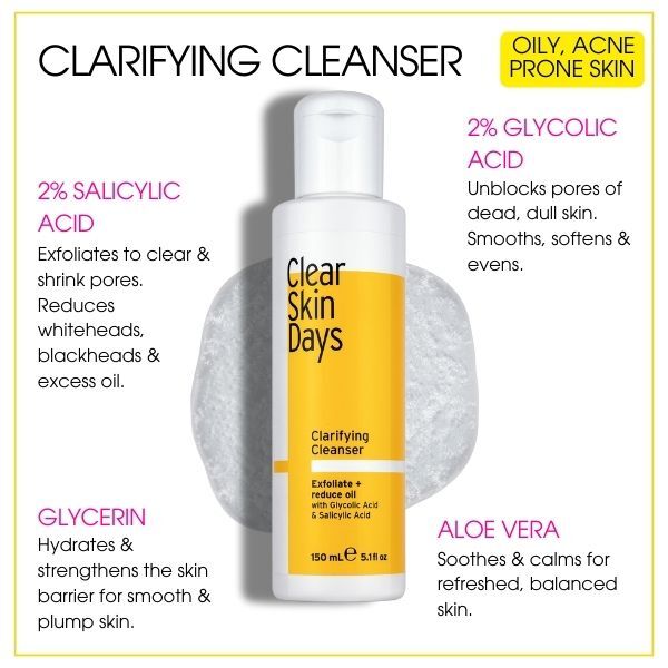 Clear Skin Days habzó arctisztító szalicilsavval 150ml