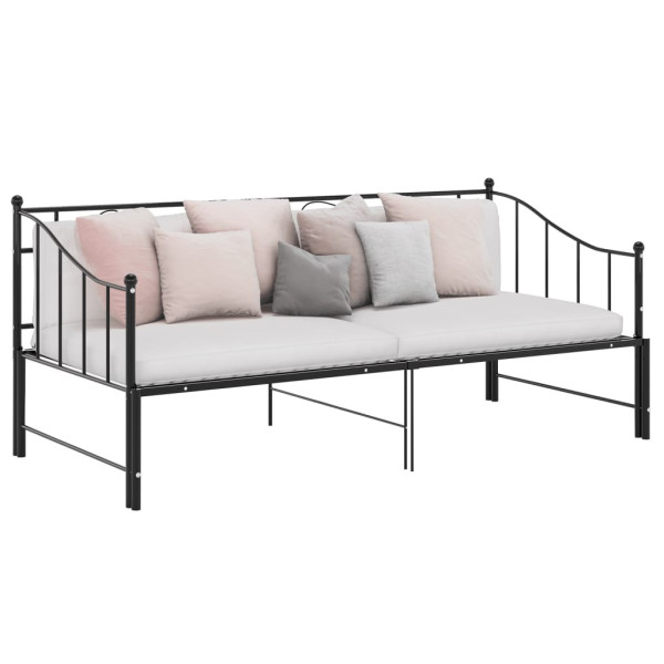 Łóżko Metalowe Rama Łóżka Sofa Wysuwana Do Pokoju Sypialni 90x200 cm