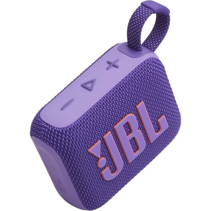 Enceinte Bluetooth ultra-portable - JBL GO 4 - Bluetooth 5.3 - Violet