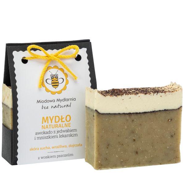 Exfoliante de albaricoque y aguacate Miodowa Mydlarnia con seda