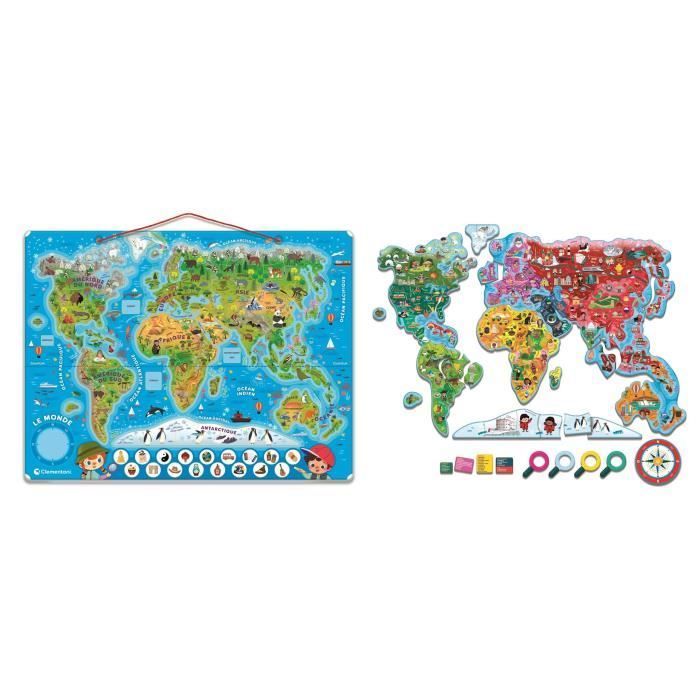 CLEMENTONI - Rompecabezas del Mundo Magnético