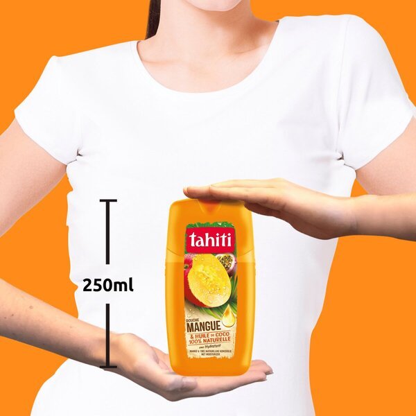 Gel za tuširanje s Tahiti mangom i kokosovim uljem<br>250 ml - Normalna koža