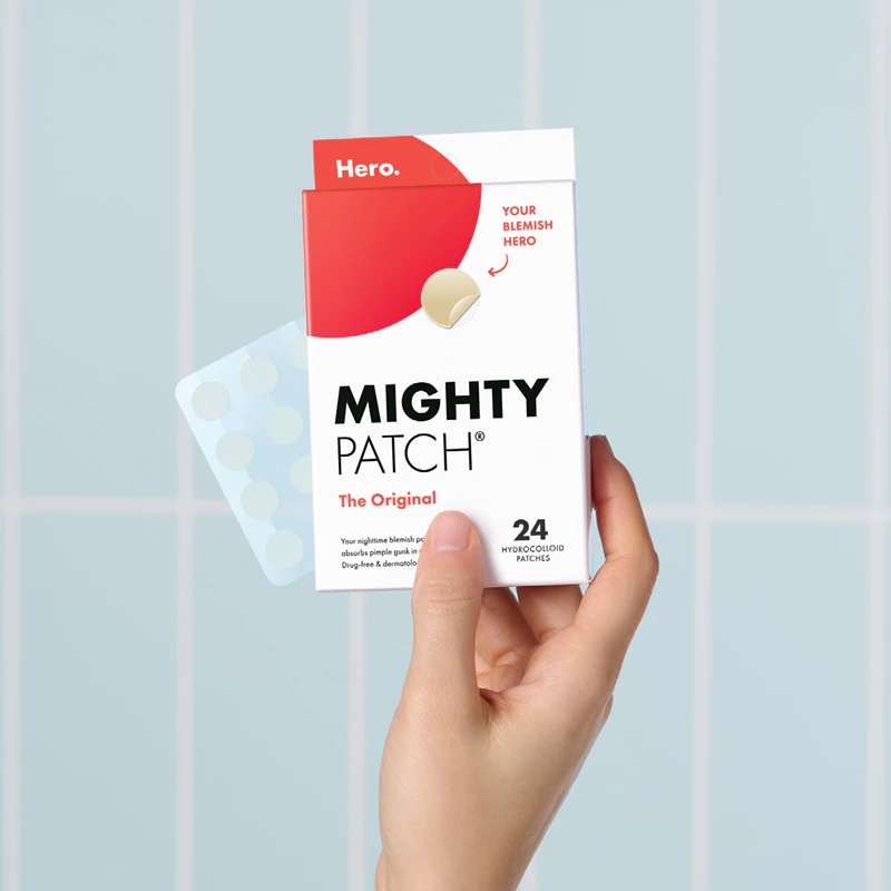 „Hero Cosmetics Mighty Patch“ originalus medicininis pleistras nuo spuogų