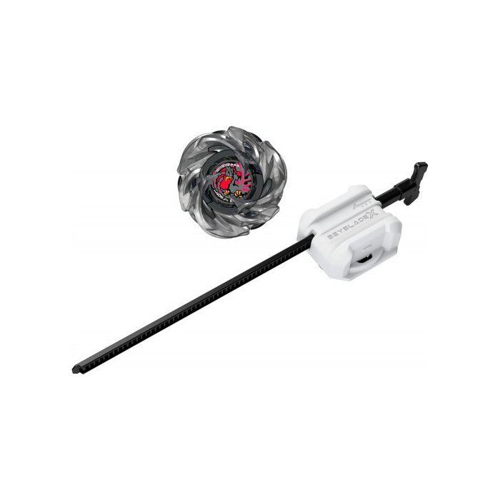 Beyblade X Rudder Phoenix 4-70LF UX Spinning Top Set - Spinning Top + Launcher - Attack Type + 1 Card