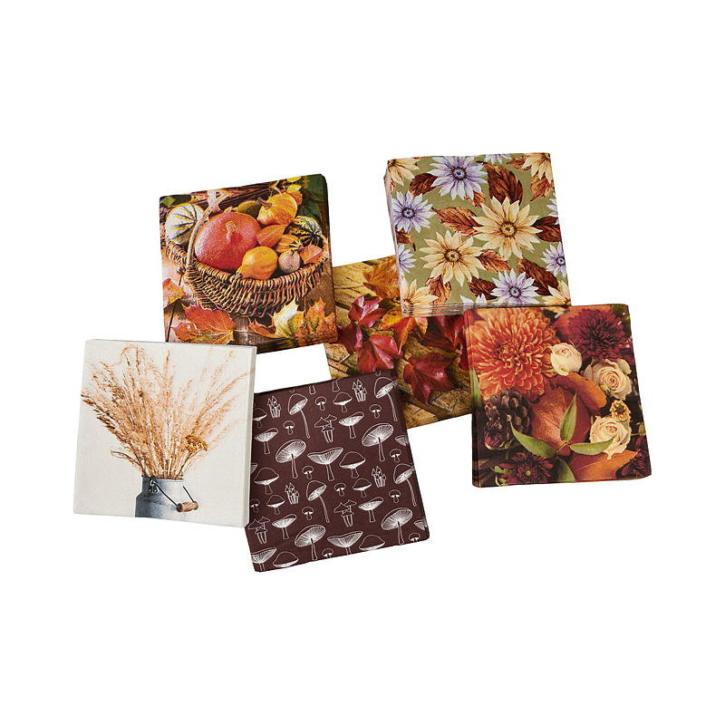 Vie Eco Servietter 20-pak 33x33 cm, Efterår