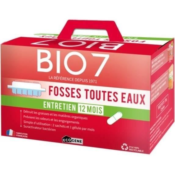 Bio7 spécial fosses toutes eaux - 24 sachets