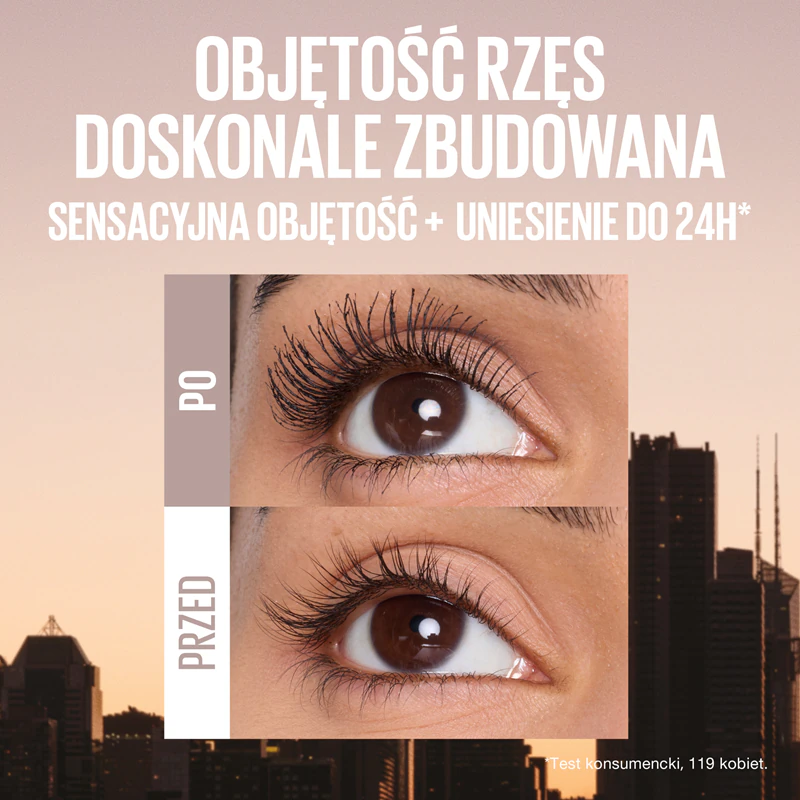 Tělová řasenka Maybelline New York Lash Sensational