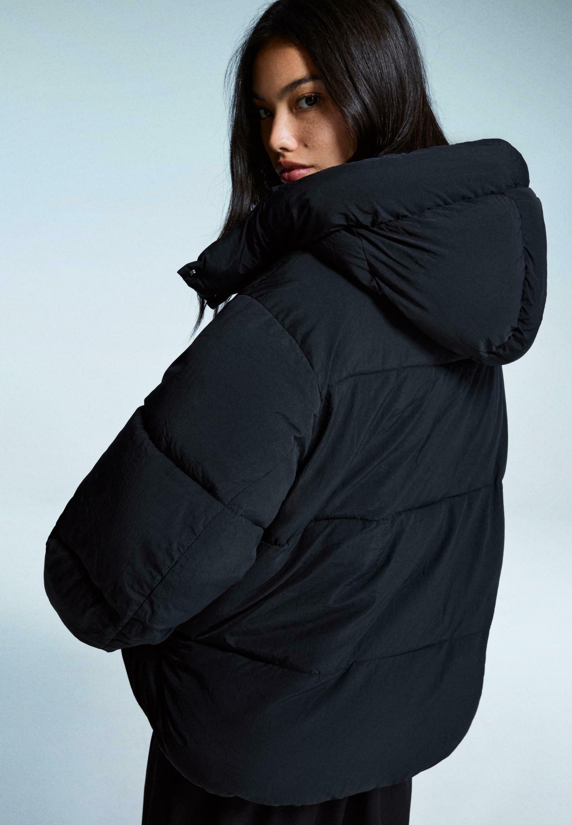 Giacca invernale Bershka - nera