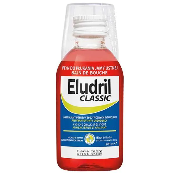 Eludril Classic Płyn do płukania jamy ustnej