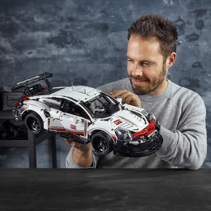 LEGO® - Technic Porsche 911 RSR Coche de carreras detallado para construir - Modelo coleccionable - 42096