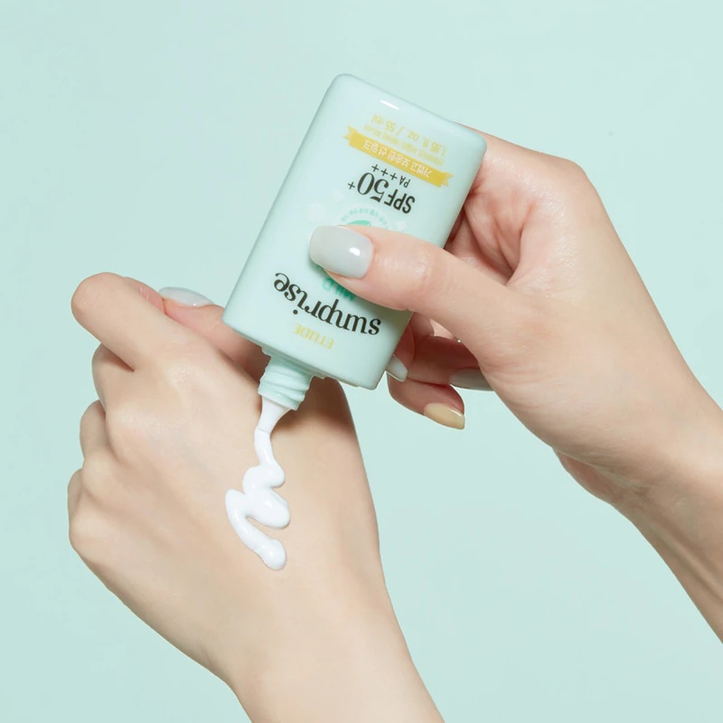 ETUDE Sunprise mineralni zaščitni fluid za obraz z blagim zračnim zaključkom SPF 50+
