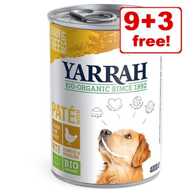 Yarrah Bio nedves kutyatáp - 9 + 3 ingyen!*