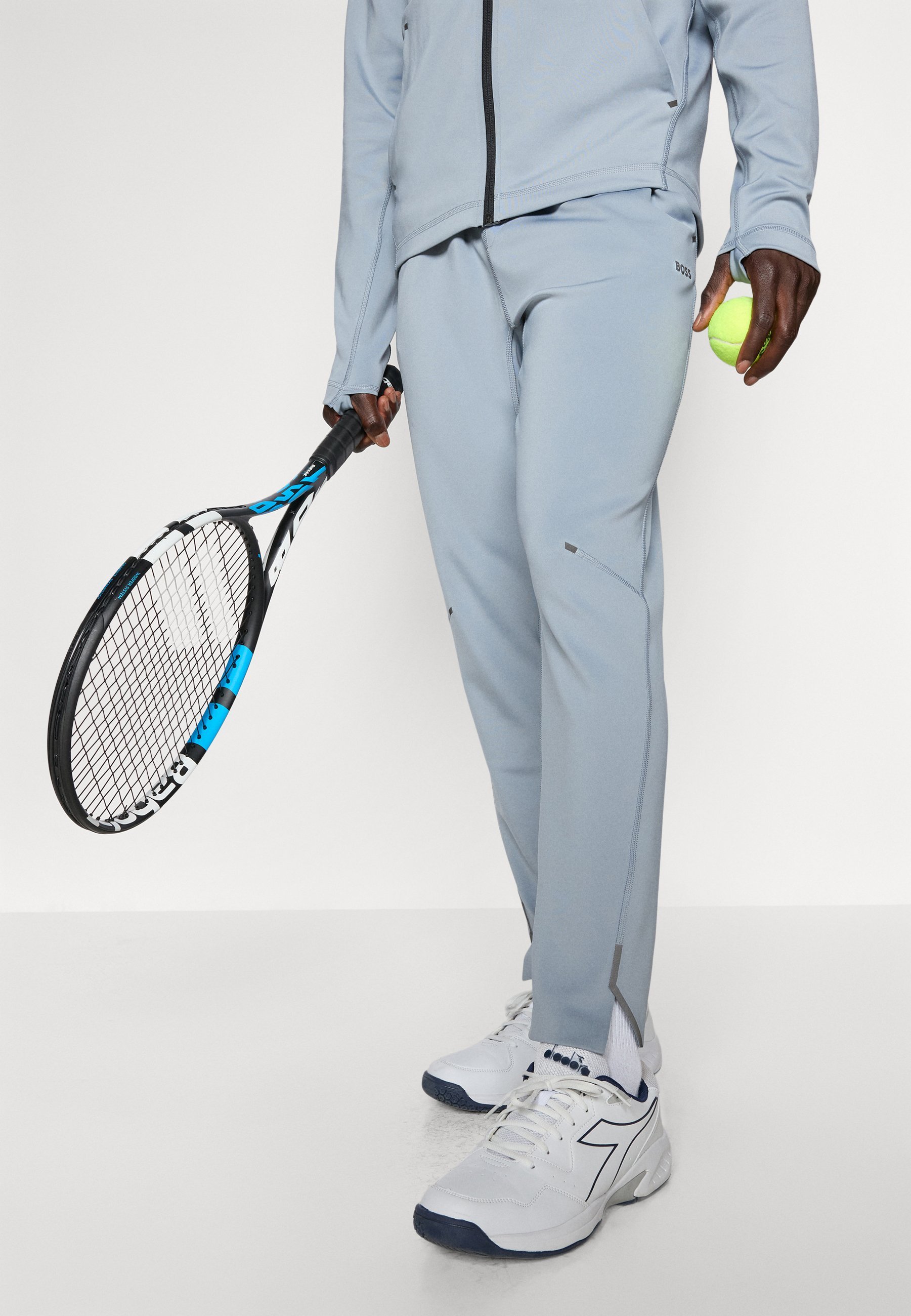 BOSS HICON ACTIVE - Pantaloni de trening - gri închis