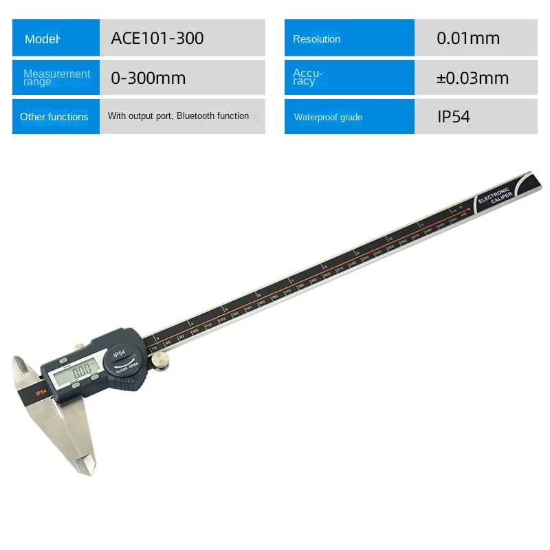 150-200-300mm Waterproof And Oil-Proof Stainless Steel Electronic Digital Display Vernier Caliper Штангенциркуль Digital Caliper