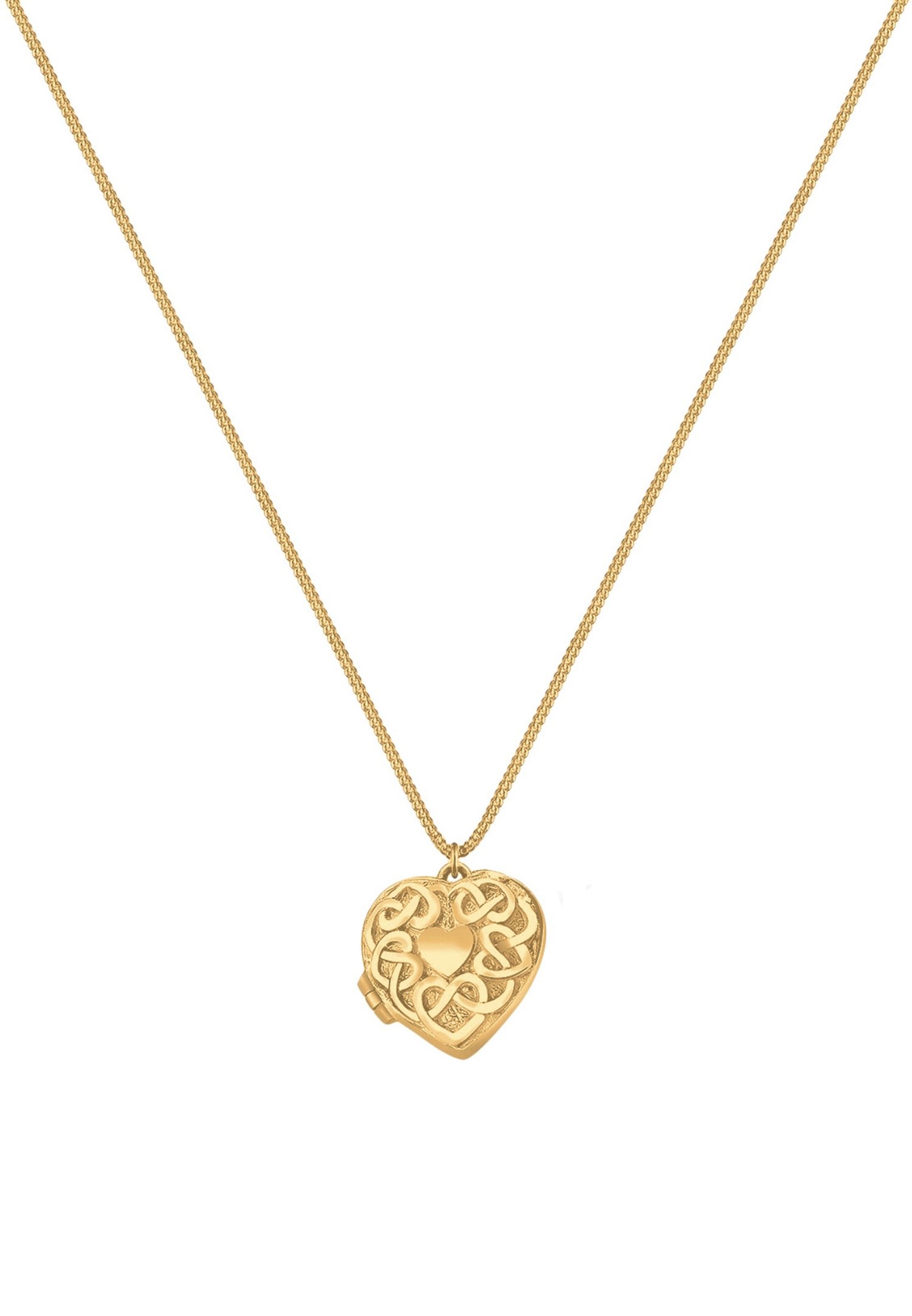 Elli Femme Médaillon Coeur Ornement de Pendentif Ludique en Argent Sterling 925