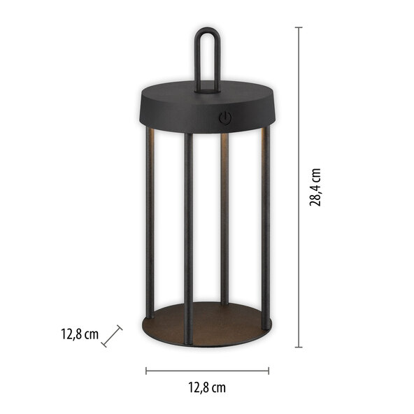 Lovis LED batteridrevet bordlampe