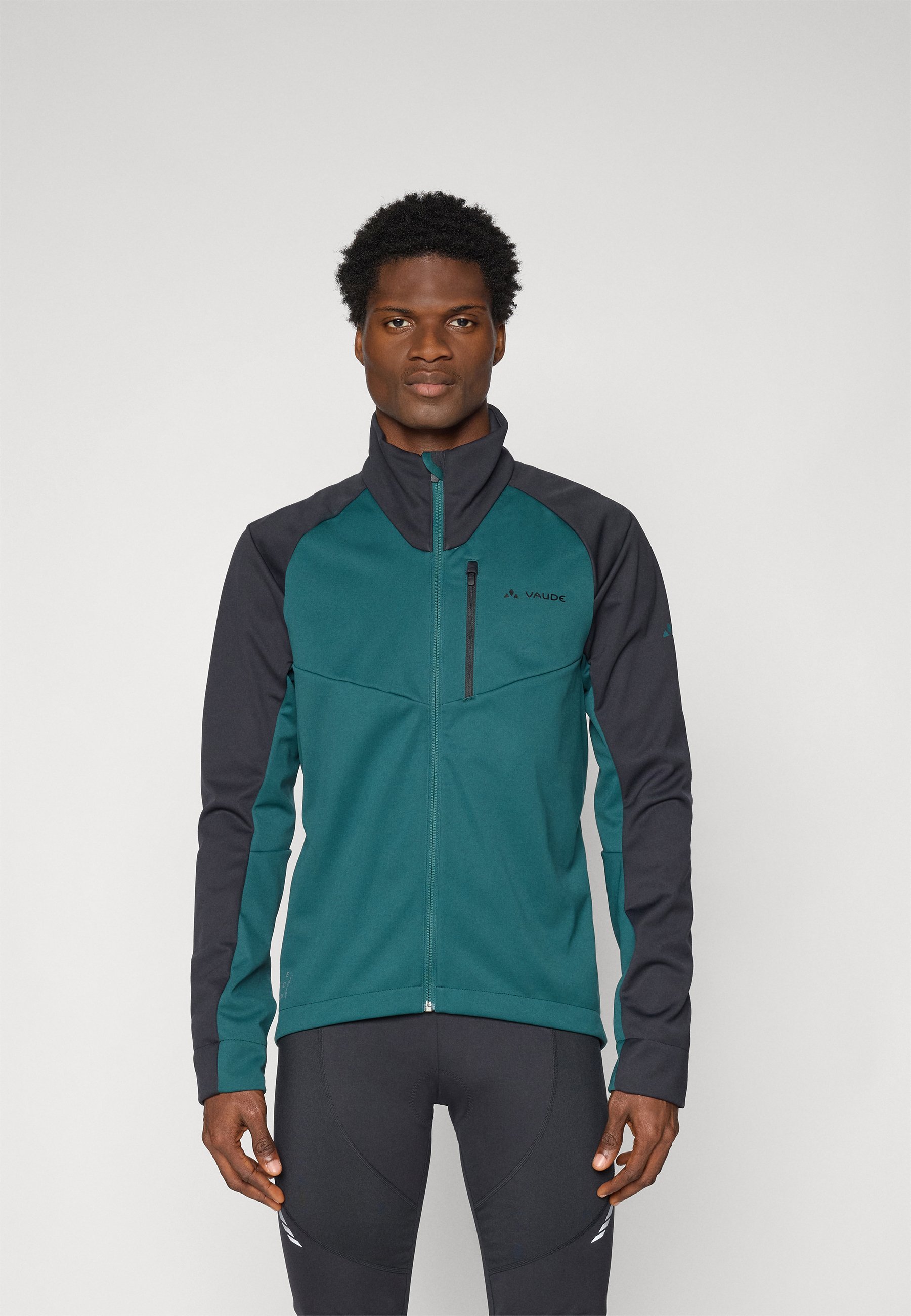 Vaude POSTA - Soft shell -takki - syvä lampi