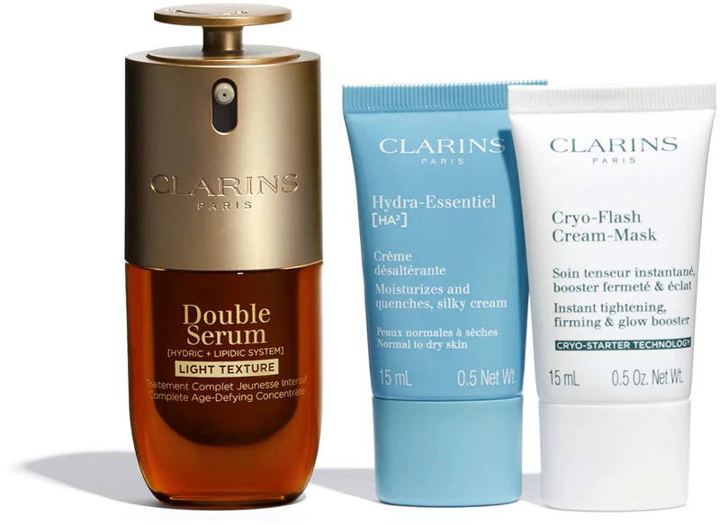 Clarins Dubbel Serum Cadeauset voor de feestdagen